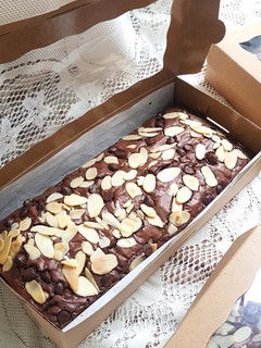 Foto resep Fudgy Brownies Almond Chocochip