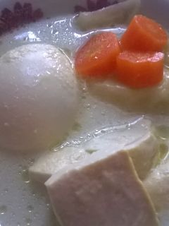 Foto resep Sayur tahu telor kuah santan