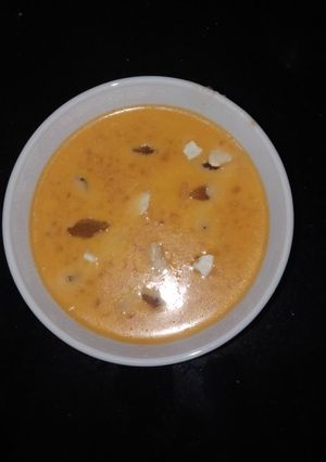 A picture of Carrot kheer.