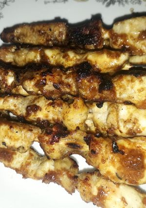 Foto resep Sate ayam bumbu kacang