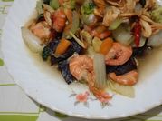 Gambar pakcoy udang
