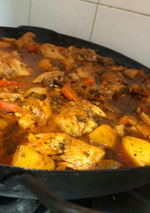 Una foto de Pollo al disco