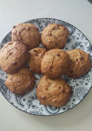 Une photo de Cookies à la purée amandes
