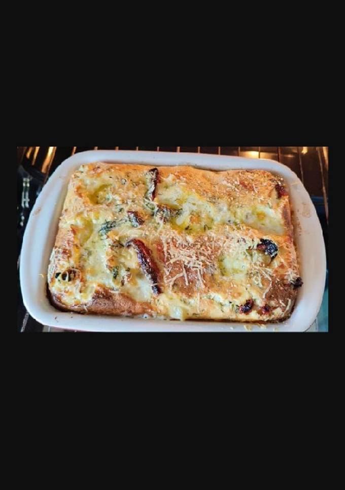Запіканка з цвітної капусти з сиром та в'яленими томатами 😋