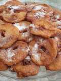 Beignets aux pommes à la bière brune