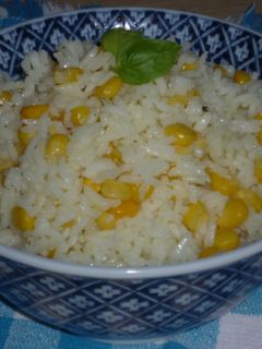 Párolt rizs kukoricával (köret) recept fotója