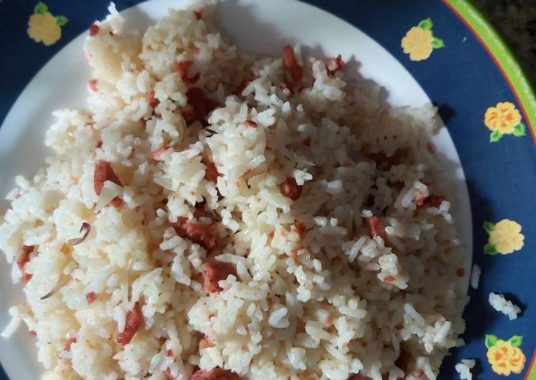 Resep Nasi goreng bawang merah smoked beef, Bisa Manjain Lidah