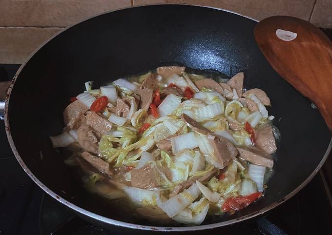 Resep Oseng Sawi Putih Bakso Oleh Ratih Pamela Cookpad