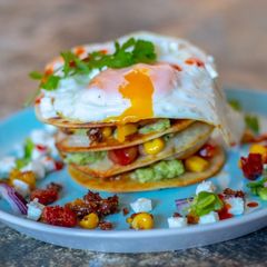 A picture of Maxican stack.