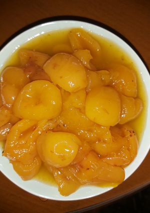 عکسی از دستور کمپوت زردآلو