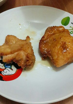 รูปของ ไก่กรอบซอสน้ำปลา