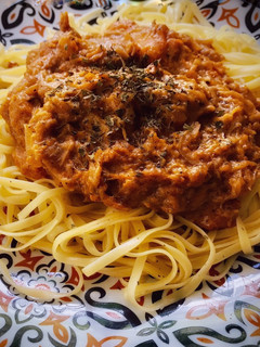 Foto principal de Tagliatelle con crema de calabaza