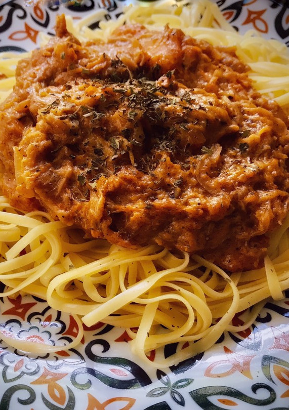 Foto principal de Tagliatelle con crema de calabaza