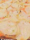 Coca de patata y cebolla