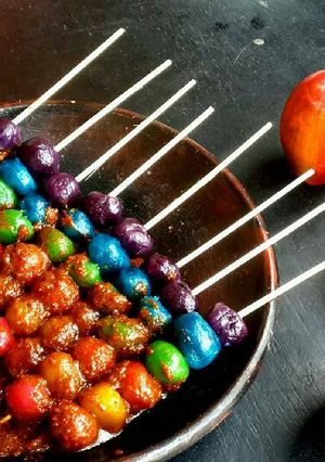 Foto resep Cilok Rainbow #pr_dibumbukacangin
