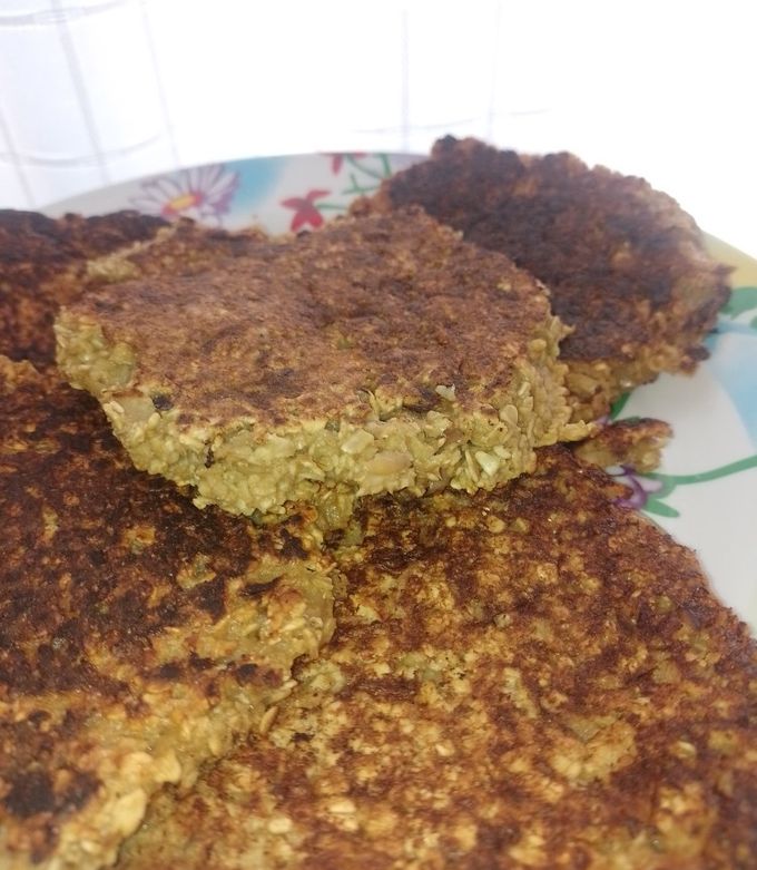 Una foto de Hotcakes de Avena y Manzana 🍎