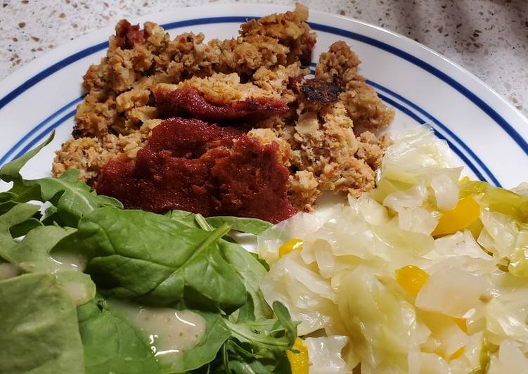 Turkey Meatloaf with Zucchini and Feta