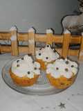 Cup cake cookie pâte à tartiner speculoos et chantilly vanille