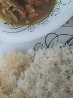 عکسی از دستور ❤چلوگوشت بابرنج دمی