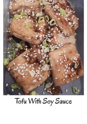 Foto resep Tofu With Soy Sauce