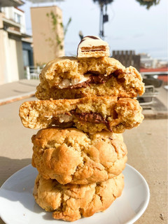 Una foto de Cookies de kinder y nocilla