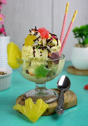 Foto resep Es Krim Nanas