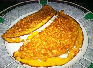 Una foto de Cachapas con queso