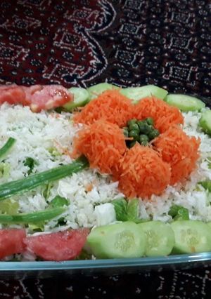 عکسی از دستور تزیین سالاد