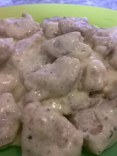 Una foto de Lomo en salsa de mostaza