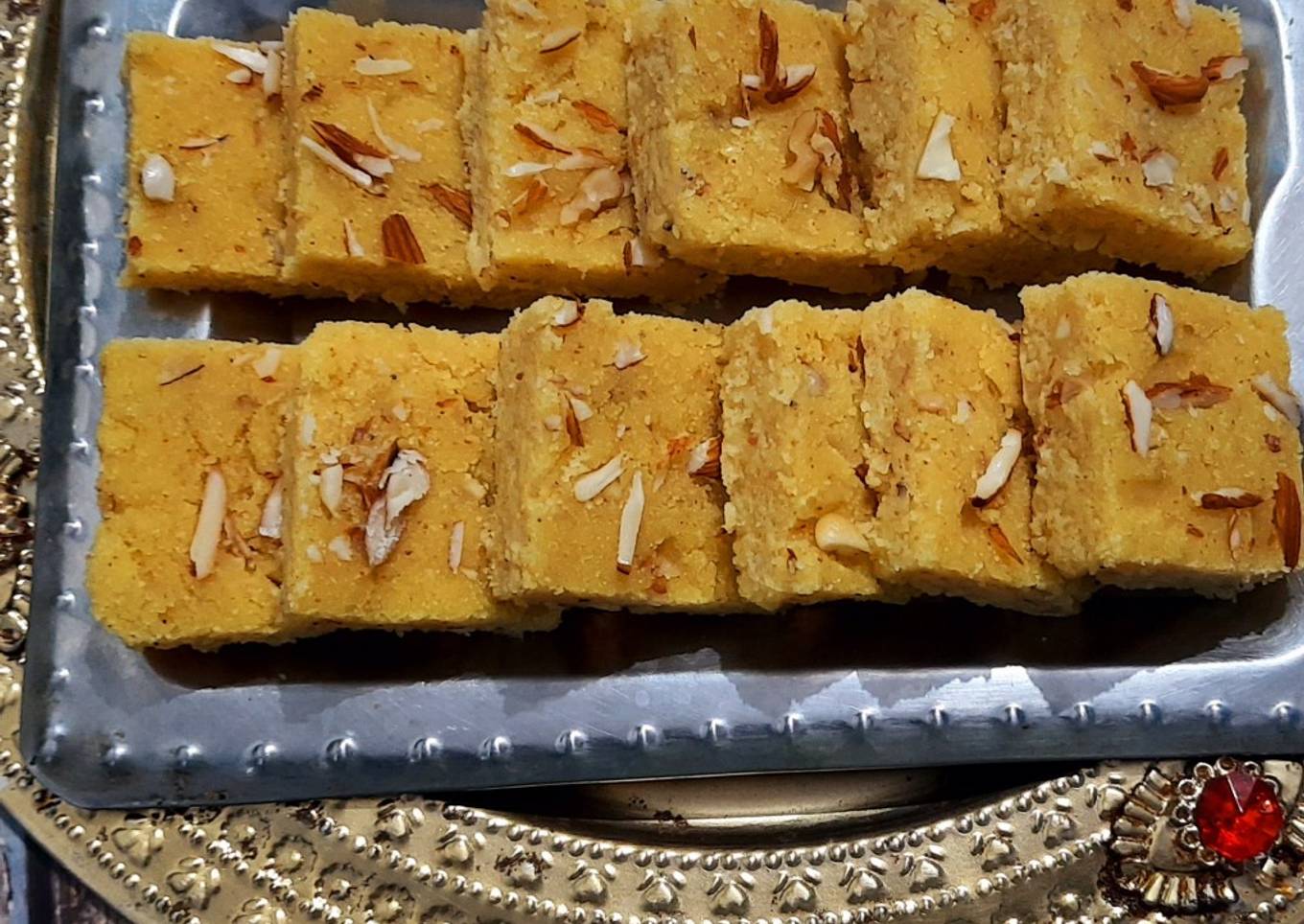 Kesari Suji Burfee