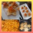 Arepas con pollo guisado