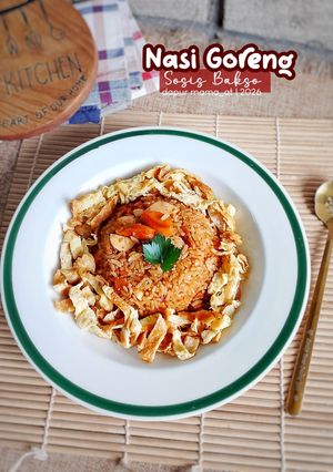 Foto resep Nasi Goreng Sosis Bakso