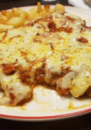 Una foto de Matambre tiernizado a la pizza