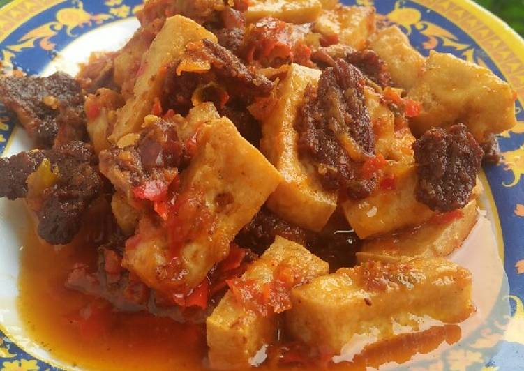 Cara Membuat Dendeng tahu balado Enak
