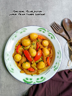 Foto resep Tongseng Telur Puyuh Jamur Tiram (tanpa santan)
