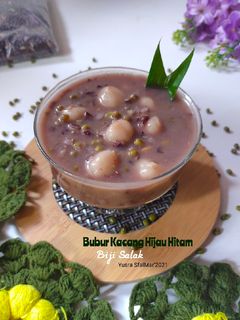 Foto resep Bubur Kacang Hijau Hitam Biji Salak