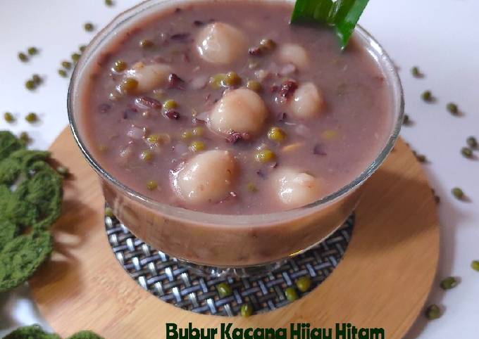 Bubur Kacang Hijau Hitam Biji Salak