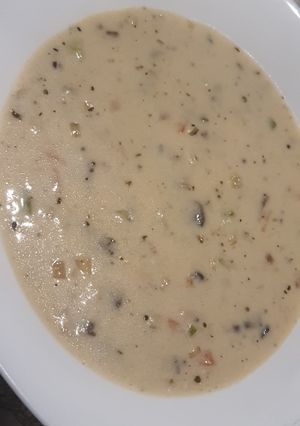 صورة لوصفة شوربة كريمة الخضار
