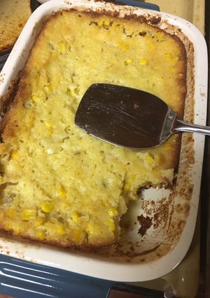 A picture of Corn Custard.