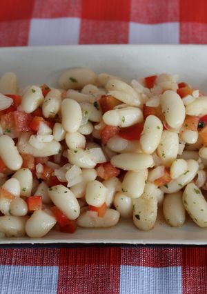 Una foto de Ensalada de judías