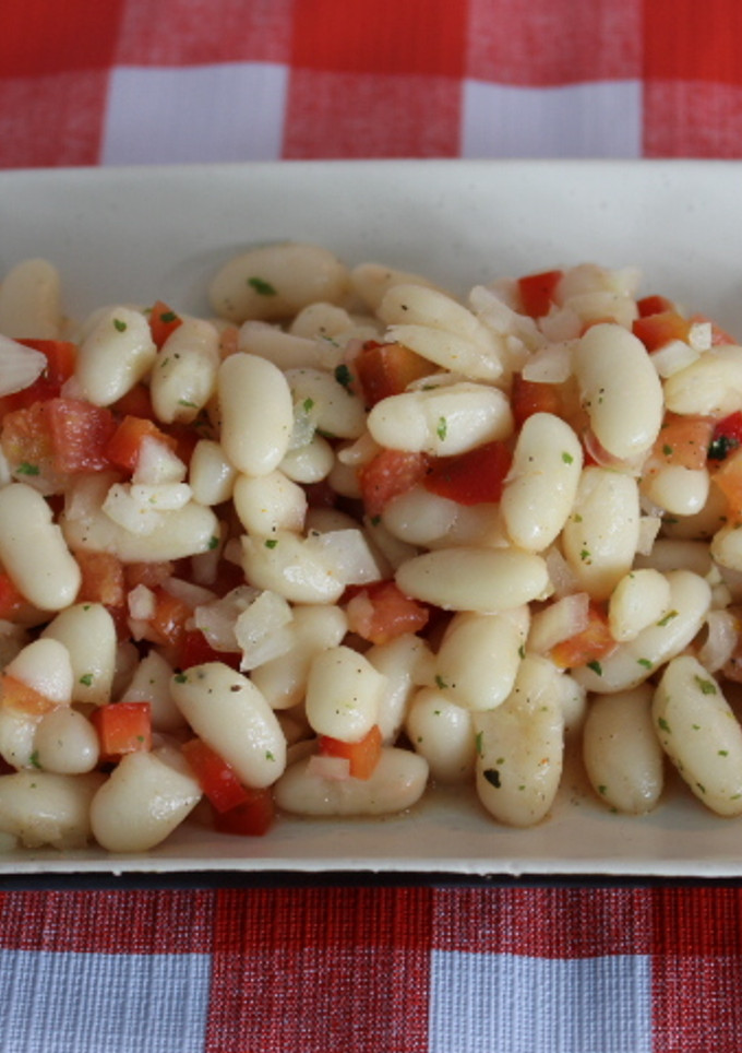 Una foto de Ensalada de judías