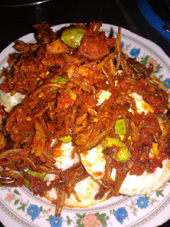 Foto resep TELUR mata sapi Teri balado