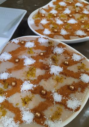 عکسی از دستور شیربرنج شکلاتی