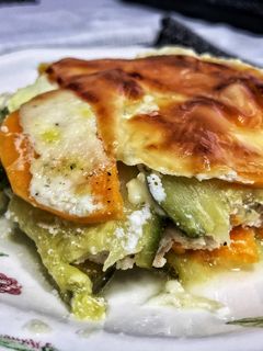 Rakott édesburgonya, cukkinivel 🍠👩🏽‍🍳 recept fotója