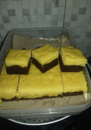 Foto resep Brownies kukus coklat keju bahan minimalis rasa maksimalis
