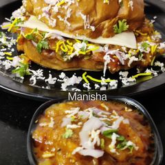 Paneer Pav Bhaji Burger A picture of Paneer Pav Bhaji Burger.