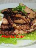 Tentacoli di Calamari Arrostiti con Vinaigrette