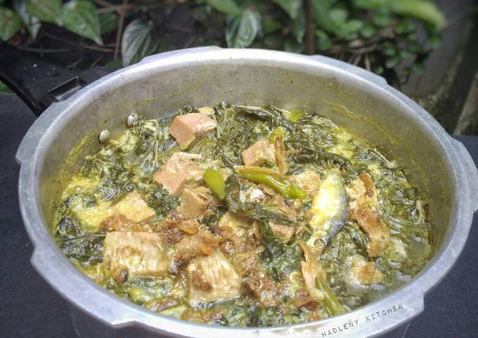  Resep enak bikin Sayur Kuning Daun Singkong Nangka Muda yang sempurna