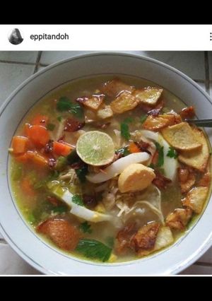 Foto resep Soto ayam seger ala mamah evi