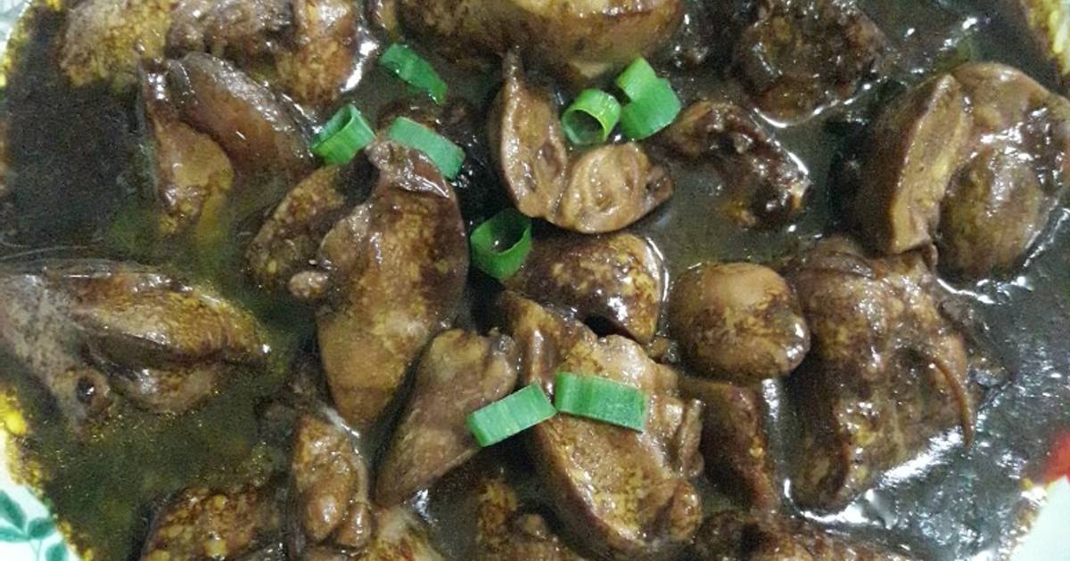 Resipi Hati Ayam Masak Kicap Oleh Saniah Maksin Cookpad